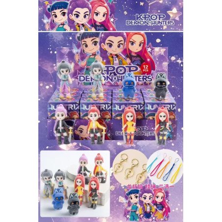 LOSOWA BRELOK FIGURKI K-POP DEMON HUNTERS W PUDEŁKO