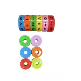 MAGNETYCZNA KOSTKA MATEMATYCZNA WALEC OBROTOWY DO NAUKA LICZENIA