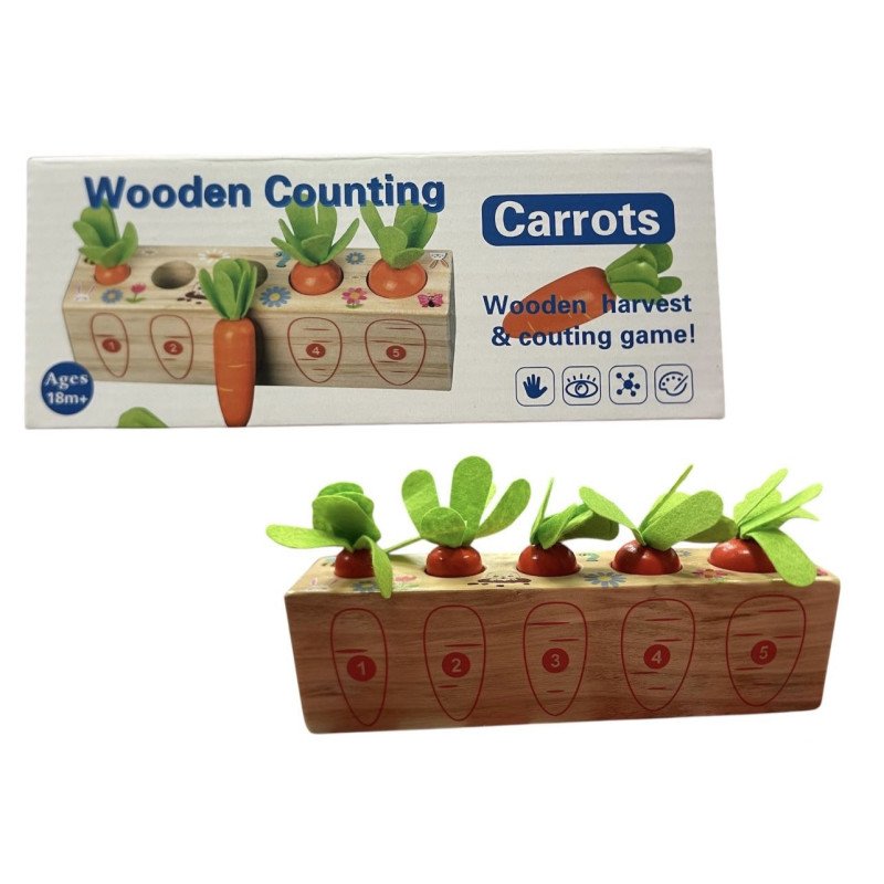 DREWNIANA GRA MARCHEWKA