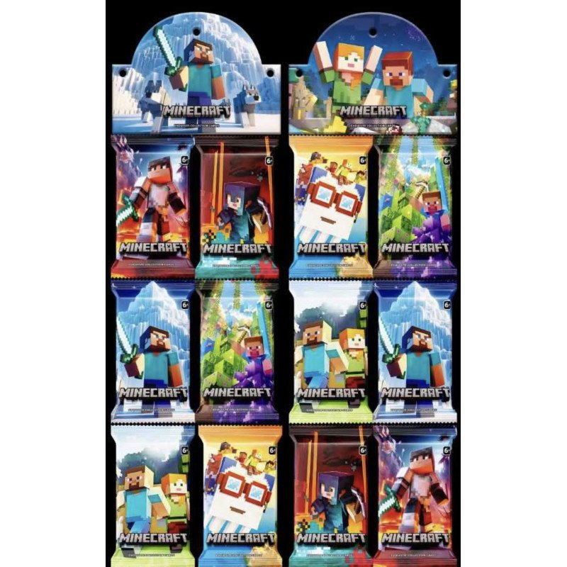 SASZETKI 36SZT KARTY MINECRAFT