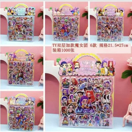 NAKLEJKI K-POP DEMON HUNTERS