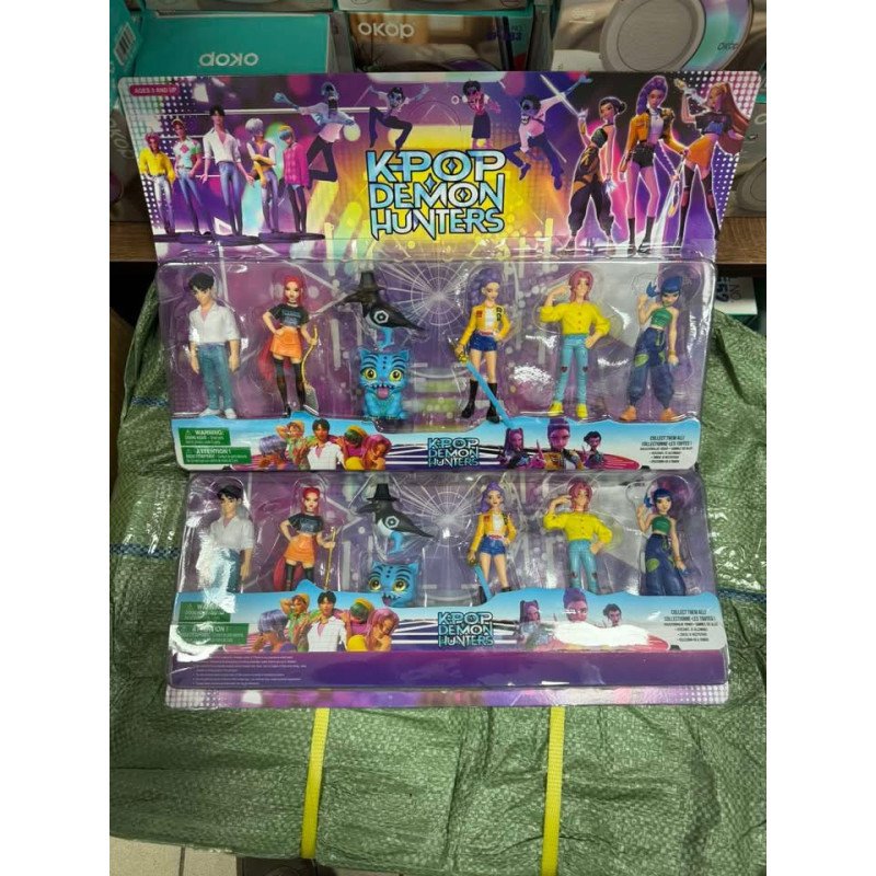 ZESTAW 7SZT FIGURKI K-POP DEMON HUNTERS