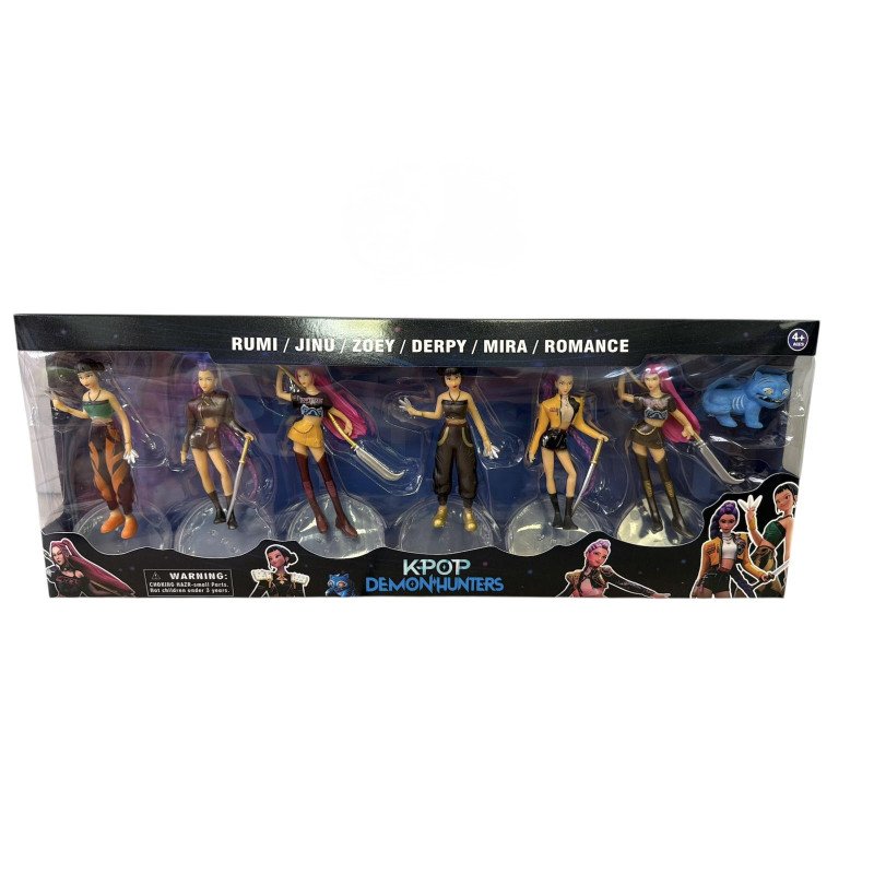 ZESTAW 7SZT FIGURKI K-POP DEMON HUNTERS