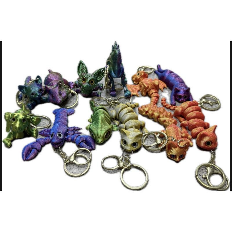 BRELOK 3D FIGURKI MASKOTKA