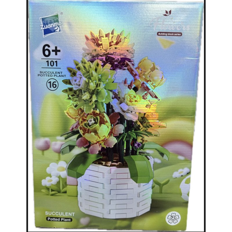 KLOCKI 101 KWIATY FLOWERS