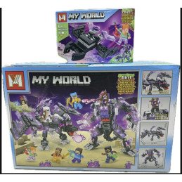 KLOCKI 1303 MY WORLD MINECRAFT