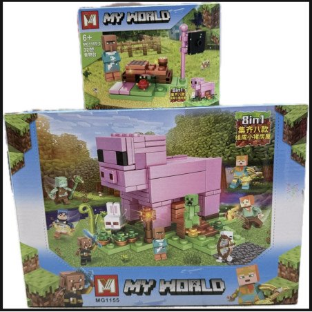 KLOCKI 1155 MY WORLD MINECRAFT