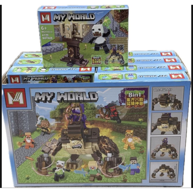 KLOCKI 1153 MY WORLD MINECRAFT