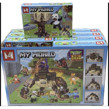 KLOCKI 1153 MY WORLD MINECRAFT