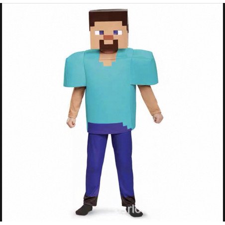 STRÓJ KOSTIUM STEVE MINECRAFT