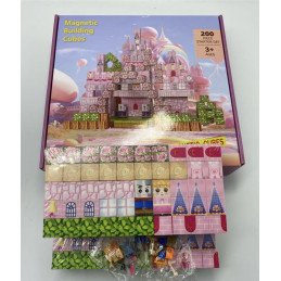 KLOCKI MAGNETYCZNE 200PCS MINECRAFT