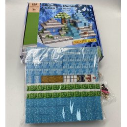 KLOCKI MAGNETYCZNE 200PCS MINECRAFT