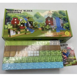 KLOCKI MAGNETYCZNE 100PCS MINECRAFT