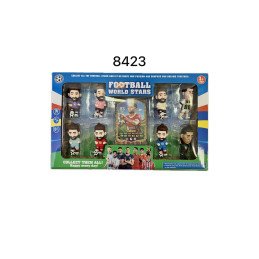 ZESTAW 8SZT FIGURKI + KARTA PIŁKARSKIE