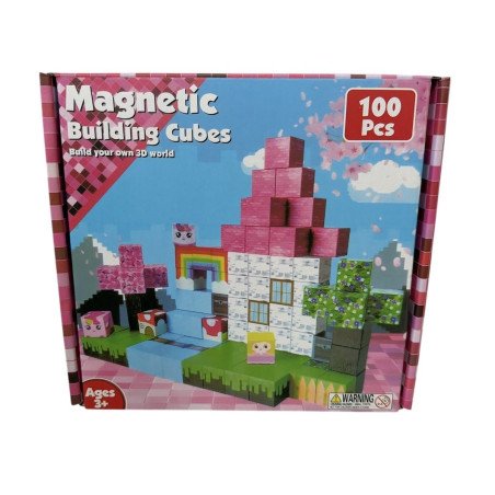 KLOCKI MAGNETYCZNE 100PCS MY WORLD MINECRAFT