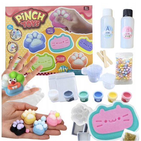 ZESTAW DO ROBIENIA GNIOTKI KOCIA ŁAPKA