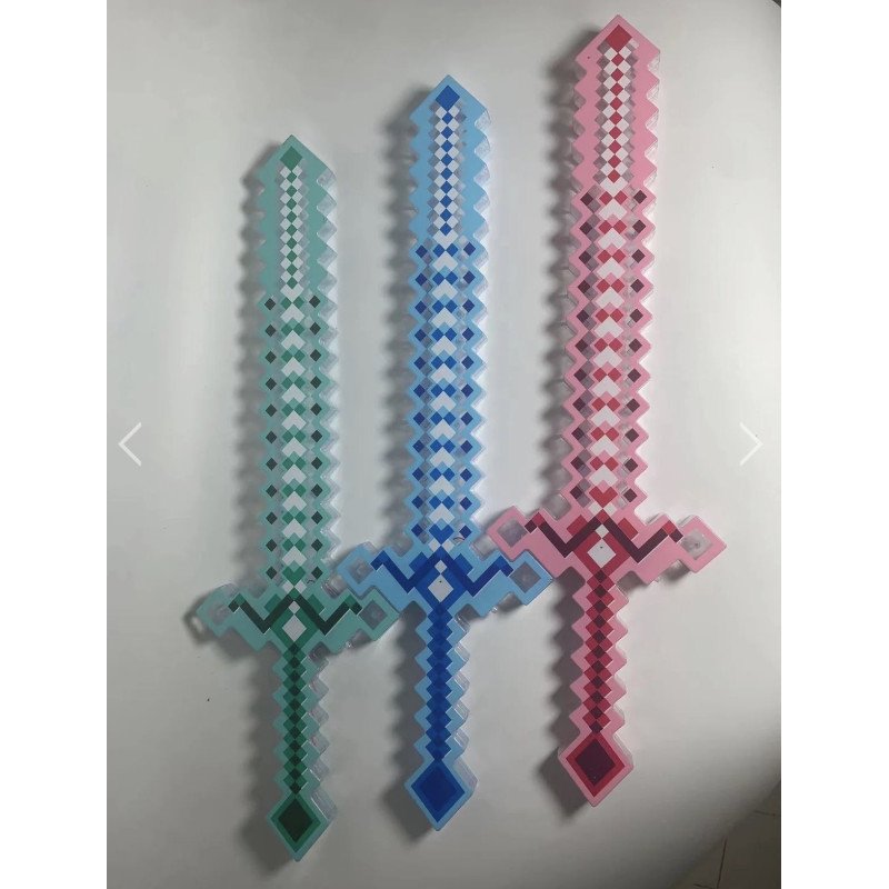 MIECZ PIKSEL ŚWIECĄCY LED + DŹWIĘK