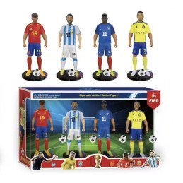 ZESTAW 4SZT FIGURKA PIŁKARSKIE