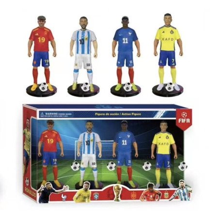 ZESTAW 4SZT FIGURKA PIŁKARSKIE