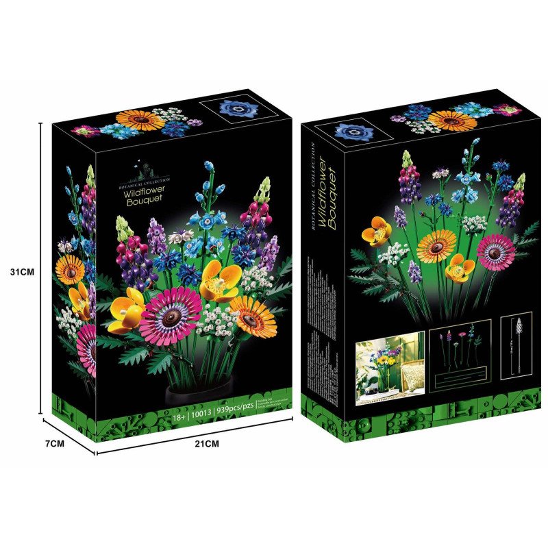 KLOCKI 10013 KWIATY FLOWERS