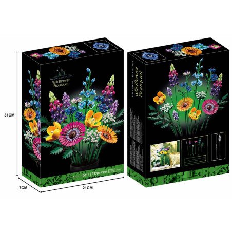 KLOCKI 10013 KWIATY FLOWERS