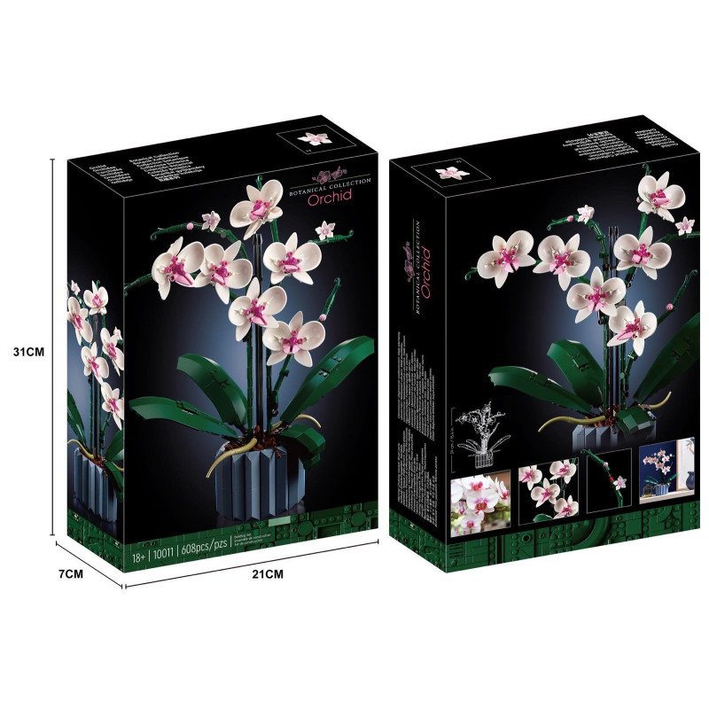 KLOCKI 10011 KWIATY FLOWERS