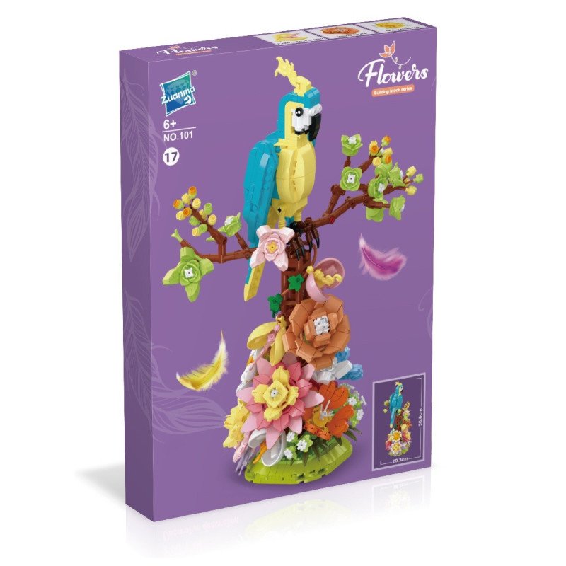 KLOCKI FLOWERS KWIATY