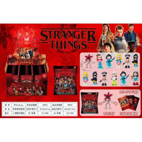 SASZETKI LOSOWA FIGURKA + KARTA STRANGER THINGS