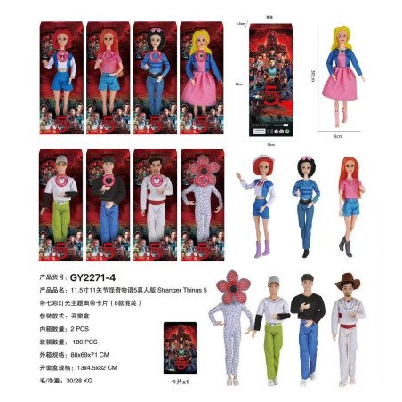 LALKA STRANGER THINGS 30CM Z DŹWIĘKIEM