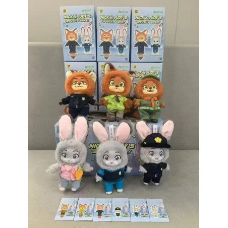 LOSOWA SASZETKI BRELOK ZOOTOPIA WERSJA 2 W PUDEŁKIEM