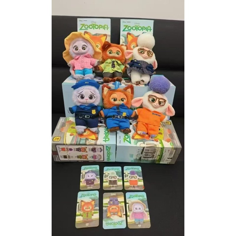 LOSOWA SASZETKI BRELOK ZOOTOPIA Z DŹWIĘKIEM WERSJA 1 W PUDEŁKIEM