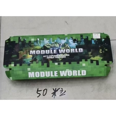 KLOCKI MAGNETYCZNE 50PCS MINECRAFT