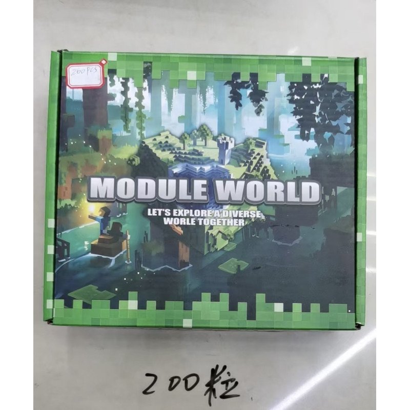 KLOCKI MAGNETYCZNE 200PCS MINECRAFT