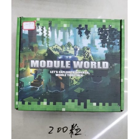 KLOCKI MAGNETYCZNE 200PCS MINECRAFT