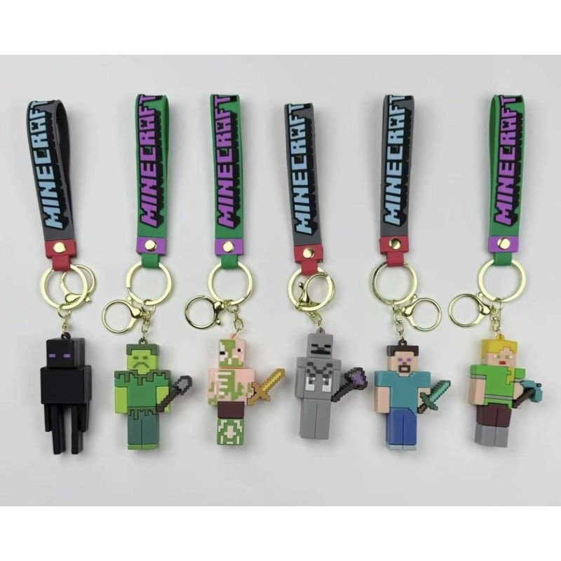 BRELOK GUMOWE MINECRAFT