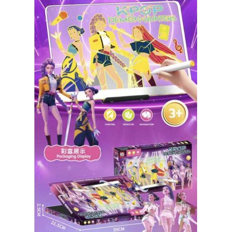 K-POP TABLICA PODŚWIETLANA LED DO RYSOWANIA