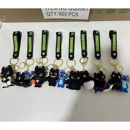 BRELOK GUMOWE SMOK STITCH