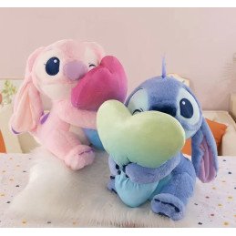 PLUSZAK MASKOTKA STITCH Z SERCEM 45CM