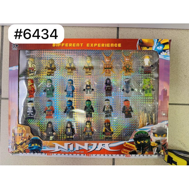 ZESTAW 24SZT FIGURKI NINJA
