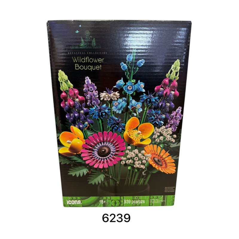KLOCKI KWIATY 939PCS WILDFLOWER BOUQUET