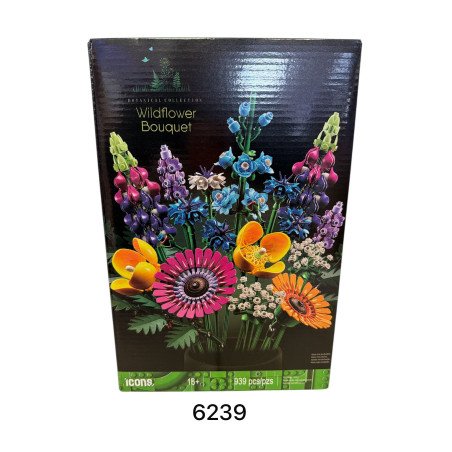 KLOCKI KWIATY 939PCS WILDFLOWER BOUQUET