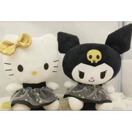 PLUSZAK MASKOTKA HELLO KITTY + KUROMI 25CM