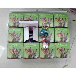 BRELOK GUMOWE ZOOTOPIA W PUDEŁKO