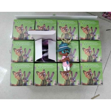 BRELOK GUMOWE ZOOTOPIA W PUDEŁKO