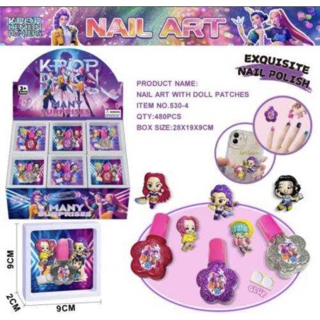 AKCESORIA K-POP EXQUISITE NAIL POLISH