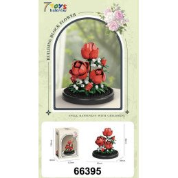 KLOCKI KWIATY MIX 4 MODEL