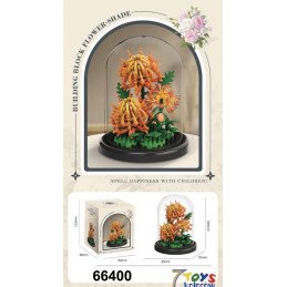 KLOCKI KWIATY FLOWERS MIX 3 MODEL