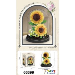 KLOCKI KWIATY FLOWERS MIX 3 MODEL