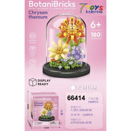 KLOCKI KWIATY FLOWERS 7 MODEL