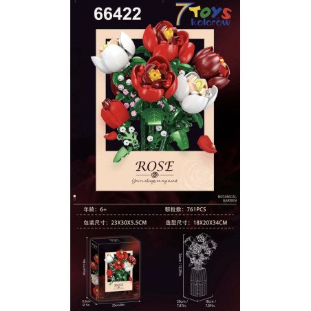 KLOCKI KWIATY FLOWERS